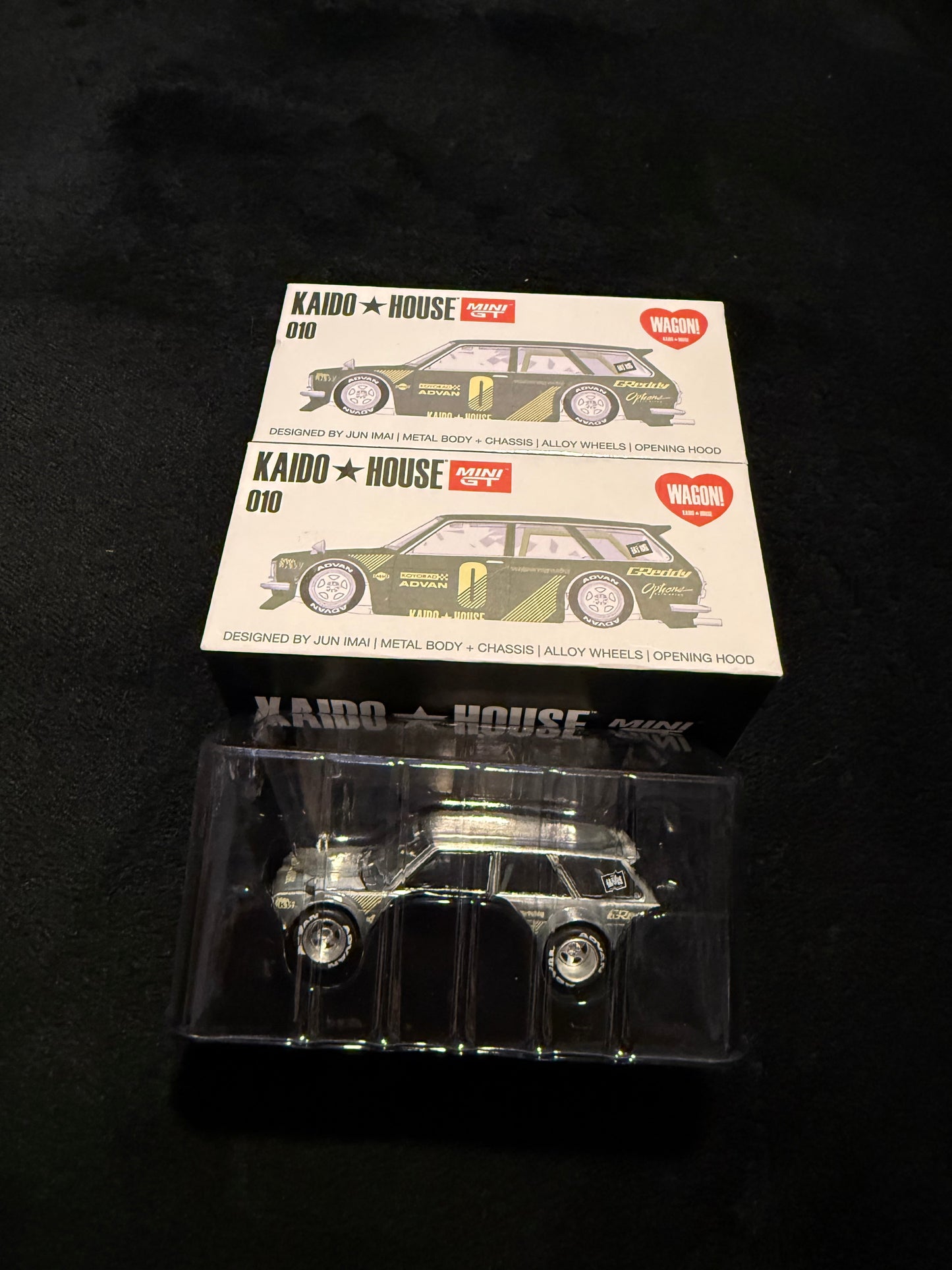 Kaido House 1:64 Datsun KAIDO 510 Wagon Green - Regular & Chase PAIR