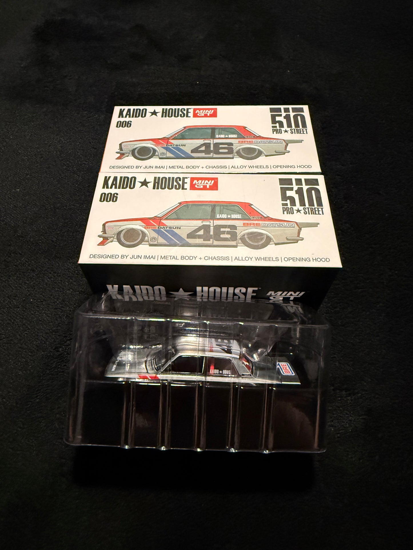 Kaido House 1:64 Datsun 510 Pro Street BRE510 V2 - Regular & Chase PAIR
