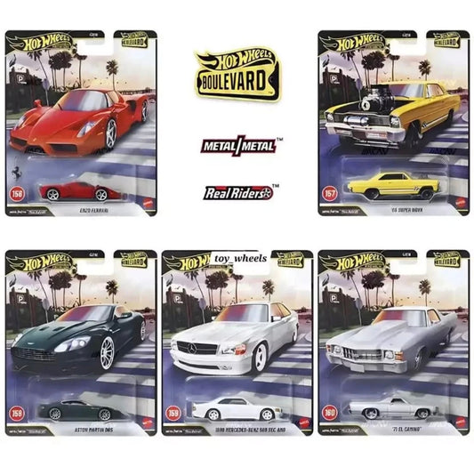 Hot Wheels 1:64 2026 Premium Boulevard Series - 958J *Set Of 5*