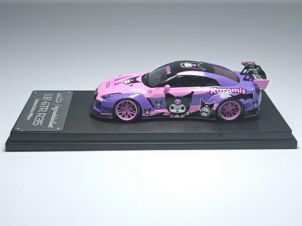 MyModelCollect 1:64 Nissan LBWK Liberty Walk GTR R35 v1.5 - Kuromi