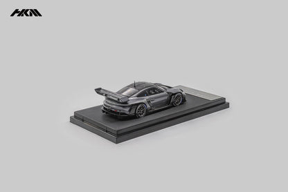 HKM 1:64 Porsche 992 GT3 R Rennsport - Grey