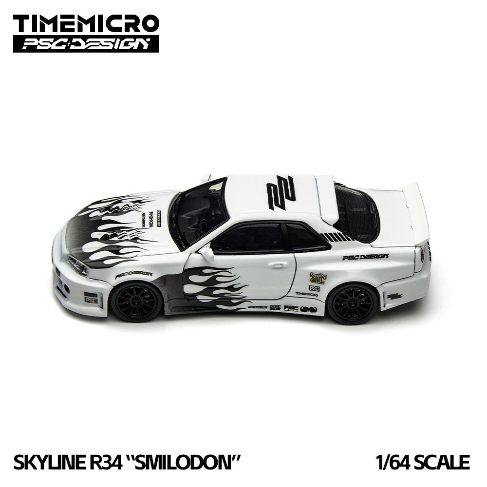 Time Micro X PSC Design 1:64 Skyline R34 Widebody “Smilodon”