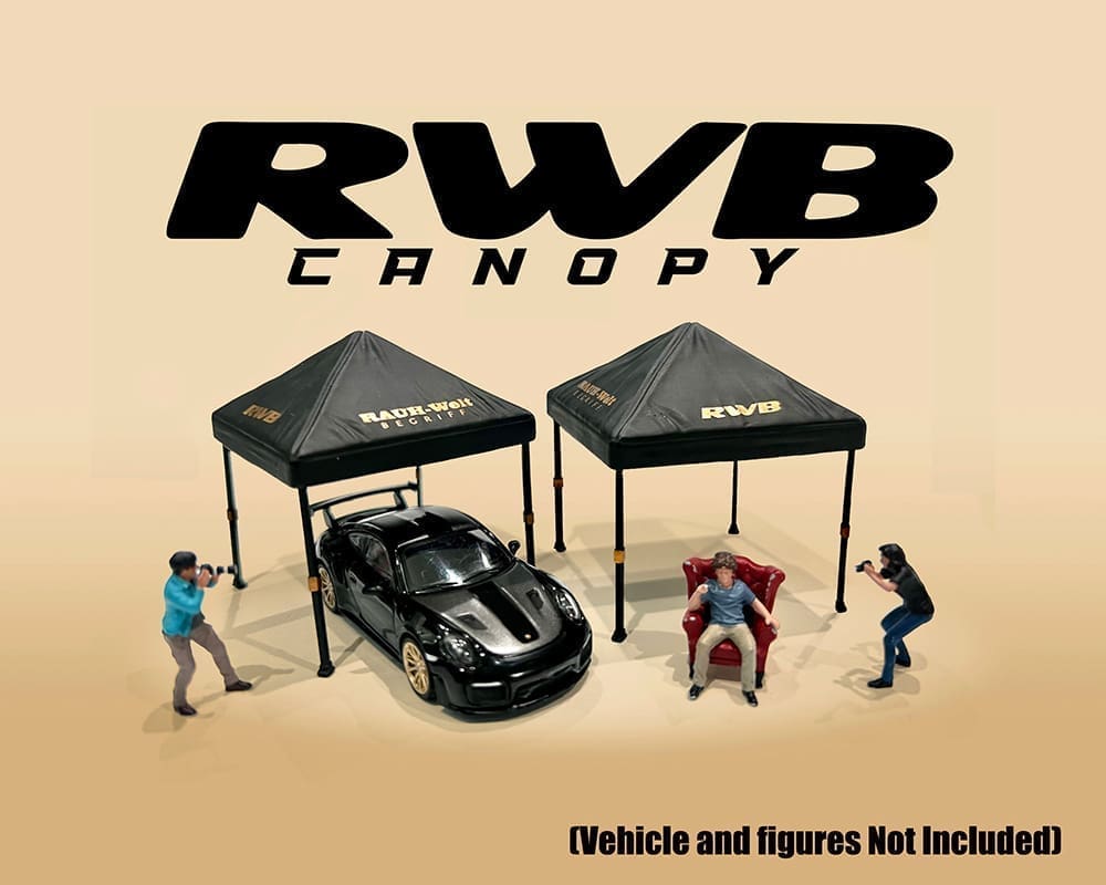 American Diorama 1:64 Canopy RWB – Black