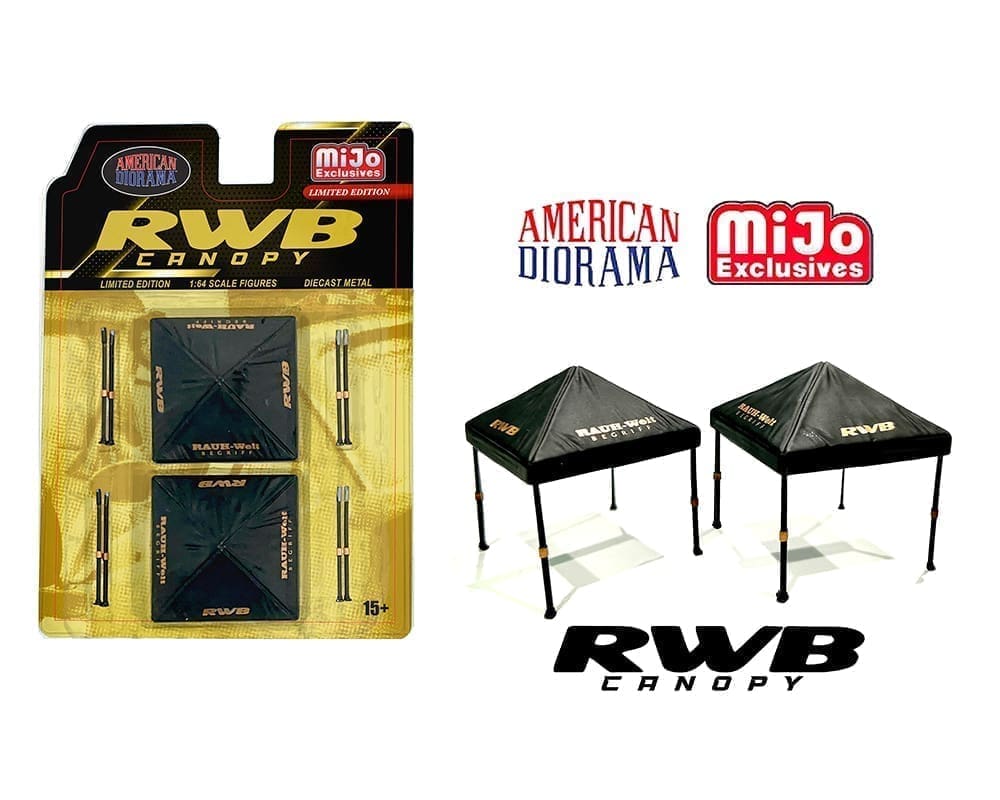 American Diorama 1:64 Canopy RWB – Black