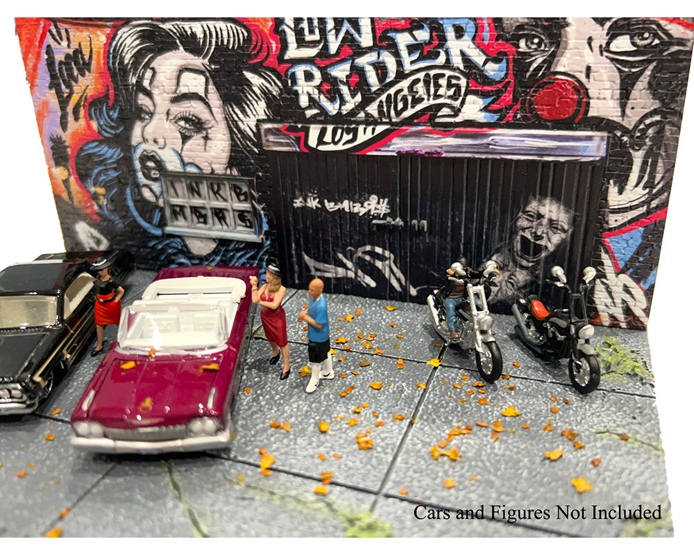 American Diorama 1:64 MiJo Exclusive LA Street Art Diorama Lowrider – Limited Edition