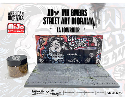 American Diorama 1:64 MiJo Exclusive LA Street Art Diorama Lowrider – Limited Edition