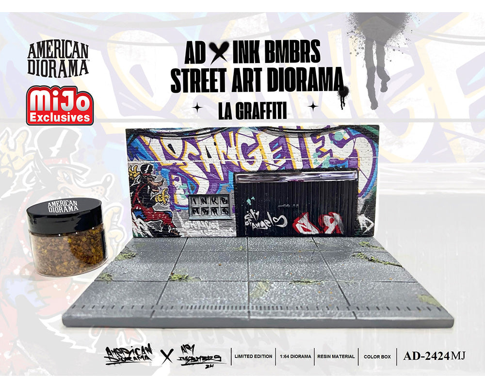 American Diorama 1:64 MiJo Exclusive LA Street Art Diorama Graffiti – Limited Edition