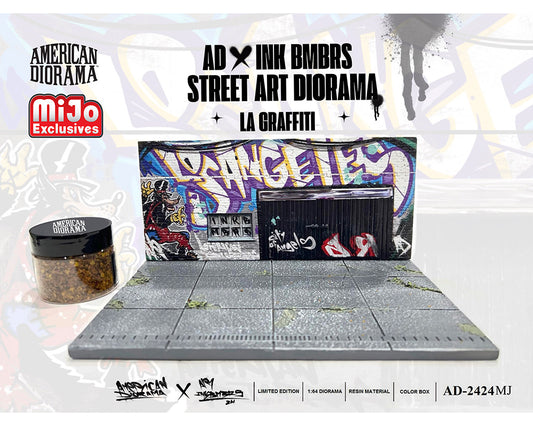 American Diorama 1:64 MiJo Exclusive LA Street Art Diorama Graffiti – Limited Edition