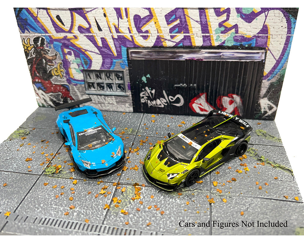 American Diorama 1:64 MiJo Exclusive LA Street Art Diorama Graffiti – Limited Edition
