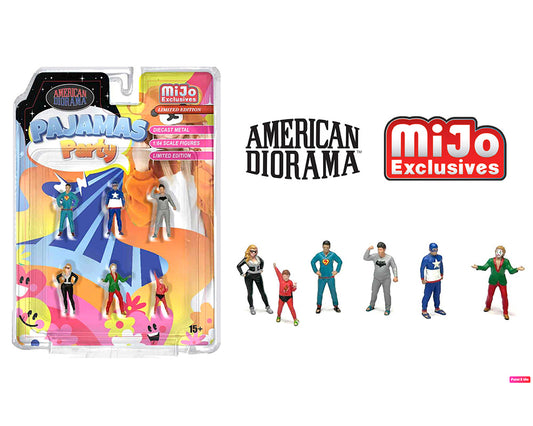 American Diorama 1:64 Figures - Pajamas Party