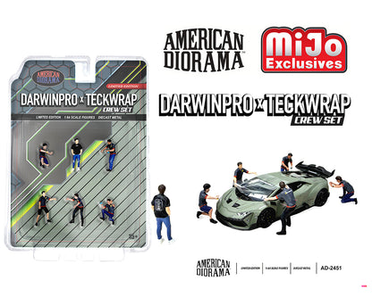 American Diorama 1:64 DarwinPro x Teckwrap Figures Set - Crew