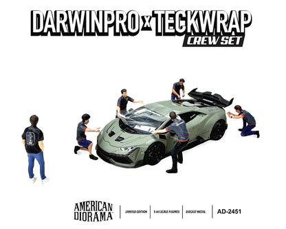 American Diorama 1:64 DarwinPro x Teckwrap Figures Set - Crew