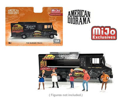 American Diorama 1:64 Food Truck The Burger Truck – MiJo Exclusive