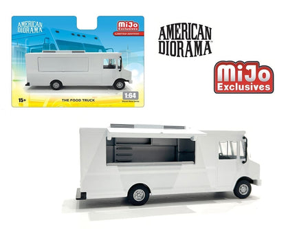 American Diorama 1:64 Food Truck Plain White Truck – MiJo Exclusive