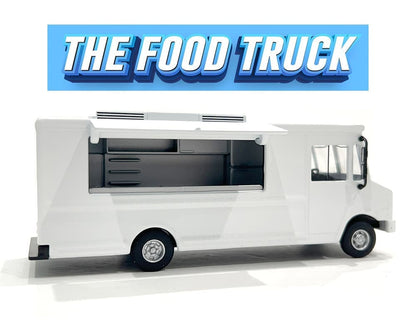 American Diorama 1:64 Food Truck Plain White Truck – MiJo Exclusive