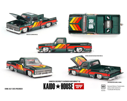 MiniGT x Kaido House 1:64 Chevrolet Silverado Kaido Works™ V3
