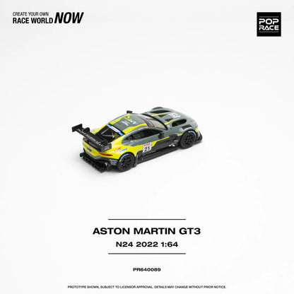 Pop Race 1:64 Aston Martin Vantage GT3 N21 2022 Nürburgring