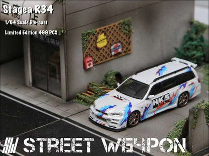 Street Weapon 1:64 Nissan Stagea R34 Wagon - 2 Styles