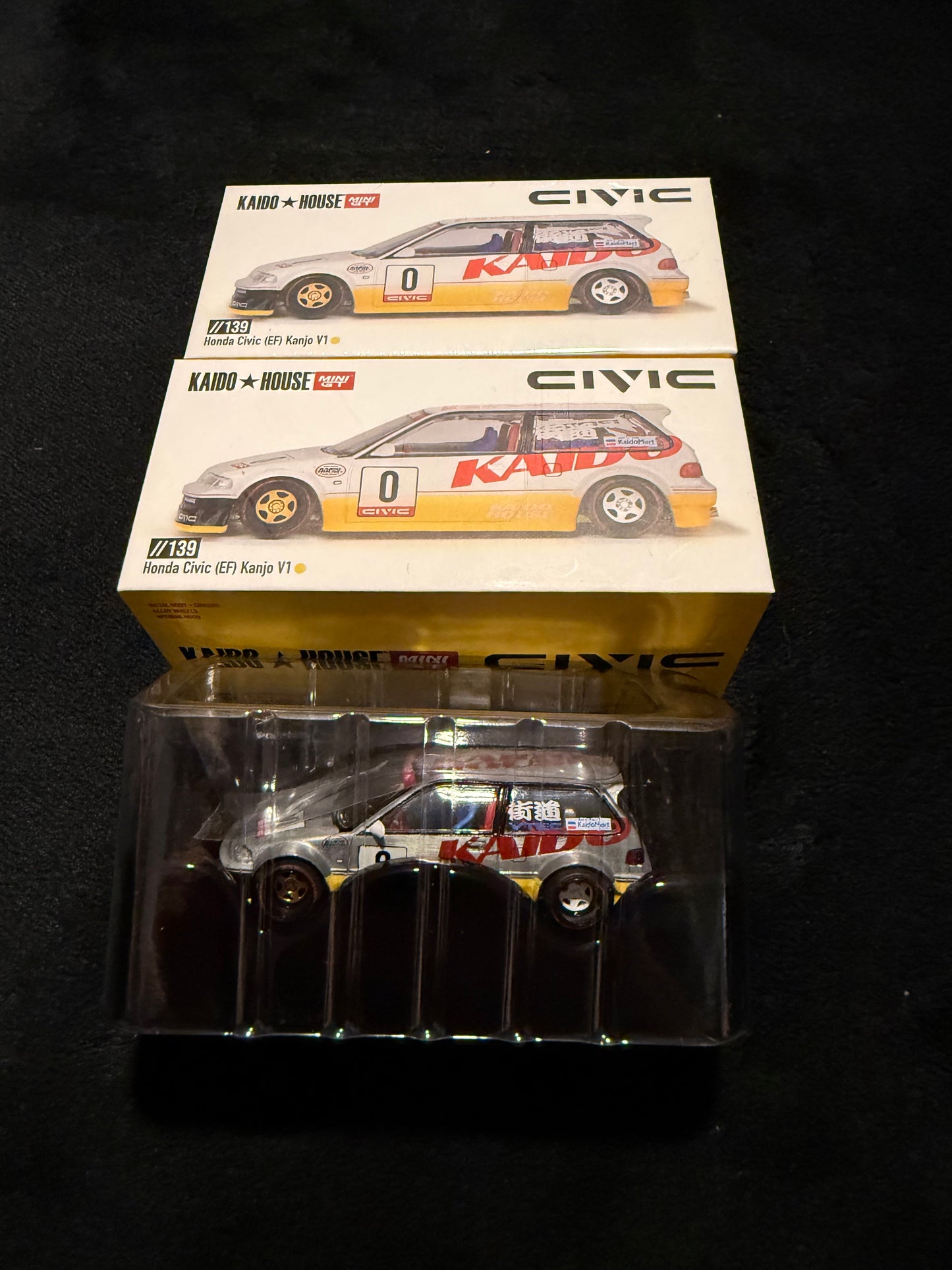 Kaido House 1:64 Honda Civic (EF) Kanjo V1 - Regular & Chase PAIR