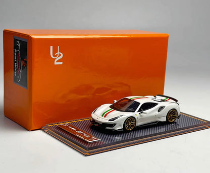 U2 1:64 Resin Model Ferrari 488 Pista