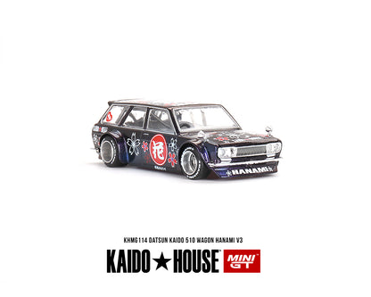 MiniGT X Kaido House 1:64 Datsun KAIDO 510 Wagon Hanami V3 – Magic Purple