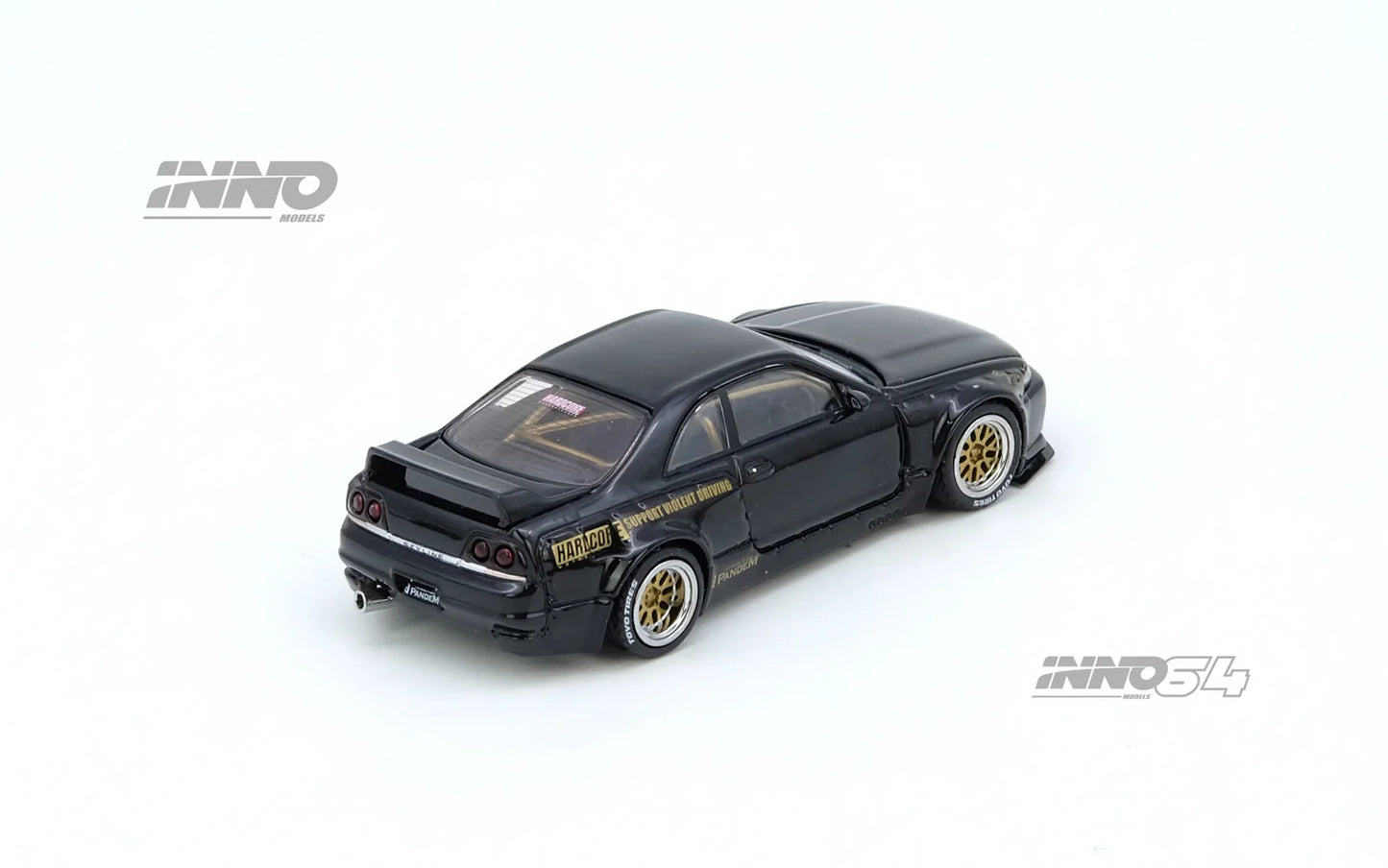 Inno64 1:64 Pandem GT-R R33 - Black