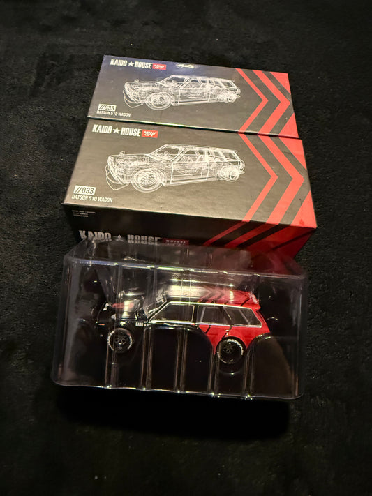 Kaido House 1:64 Datsun KAIDO 510 Wagon ADVAN - Regular & Chase PAIR
