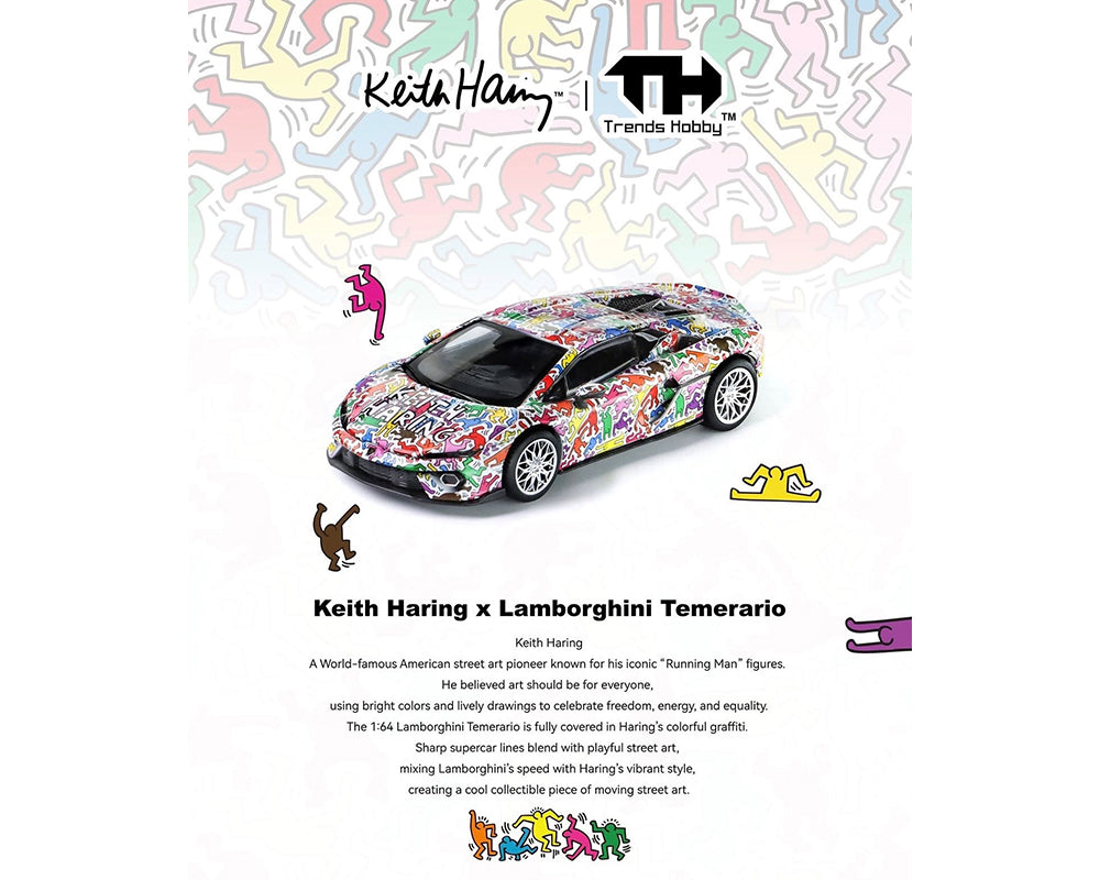 Trends Hobby 1:64 Lamborghini Temerario - Keith Haring 2026 Taiwan