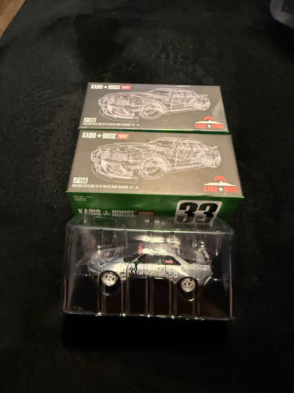 Kaido House 1:64 Nissan Skyline GT-R (R33) Imai Racing V1 - Regular & Chase PAIR