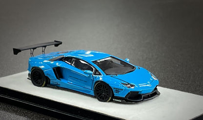PGM 1:64 Lamborghini Aventador LBWK LP700-4 Blue