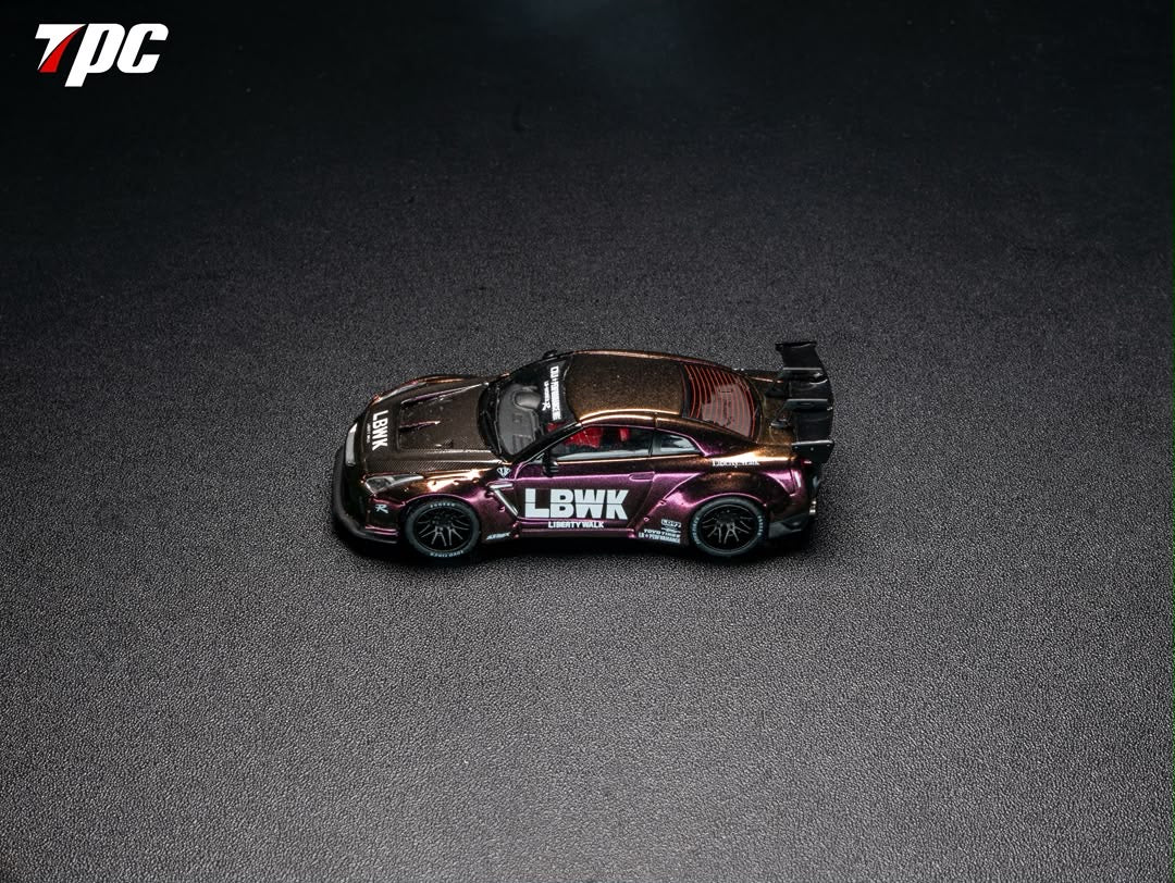 TPC 1:64 LBWK GT-R R35 - Phantom Purple Chameleon