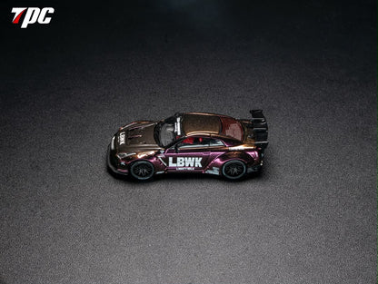 TPC 1:64 LBWK GT-R R35 - Phantom Purple Chameleon