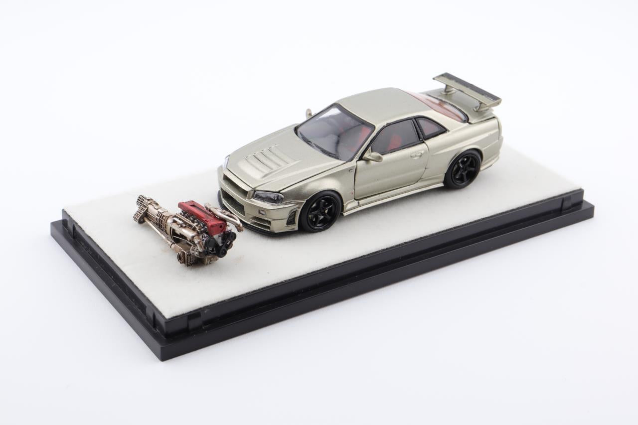 PGM 1:64 Nissan Skyline GT-R R34 - Millenium Jade