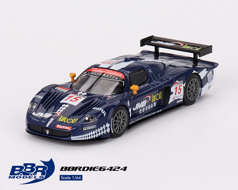 BBR Models 1:64 Maserati MC12 Competizione #15 JMB Racing 2008 FIA 24Hr of Spa