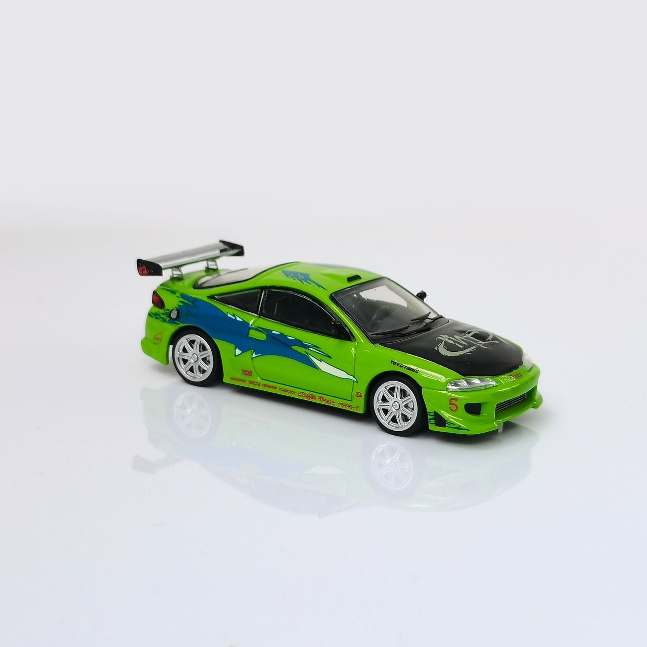 Transcend Model 1/64 Mitsubishi Eclipse Fast & Furious Modified Version Green