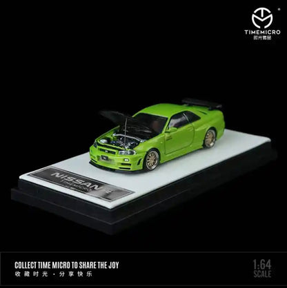 Time Micro 1:64 Nissan Skyline GT-R R34 - 3 Styles