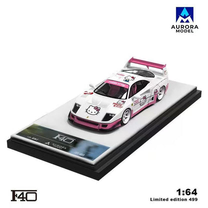 Aurora Model 1:64 F40 Modified - Hello Kitty *2 Styles*