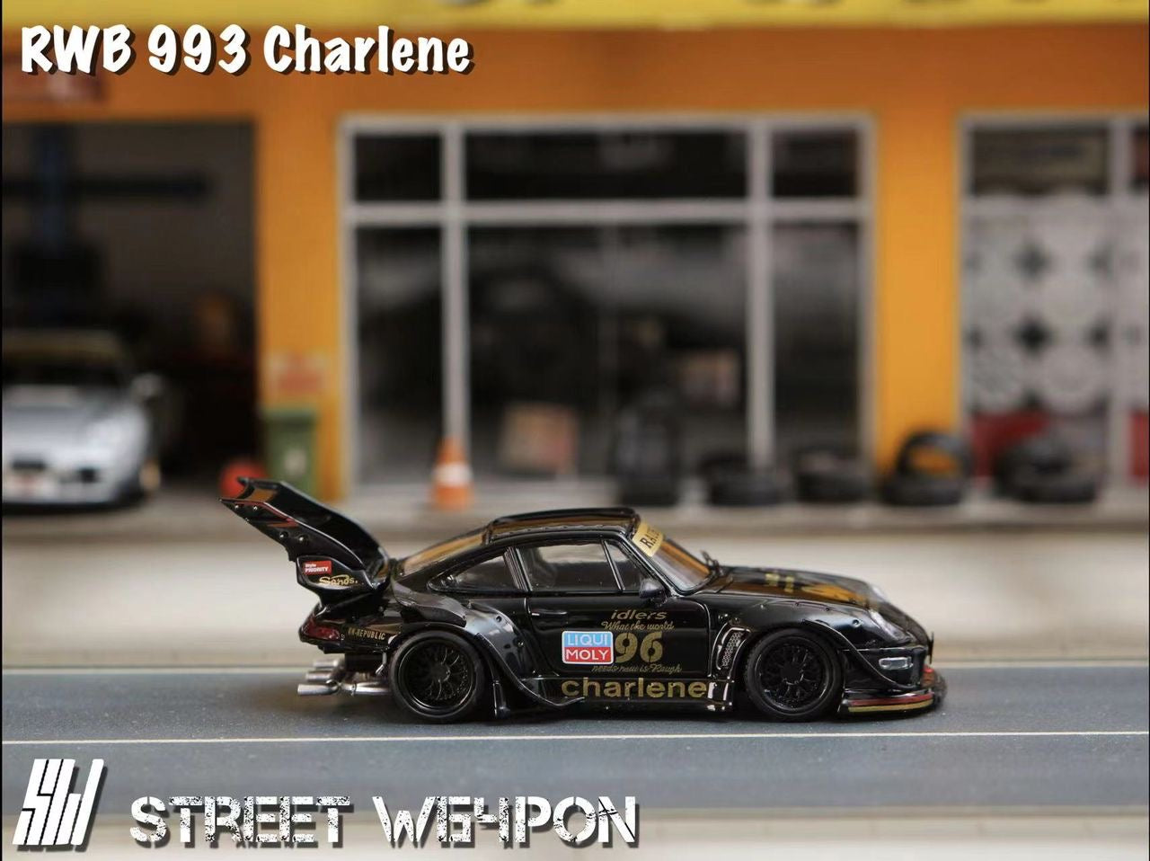 Street Warrior 1:64 Porsche RWB 993 Charlene - Kamiwaza Wing