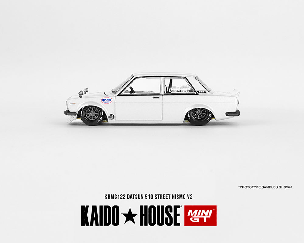 MiniGT X Kaido House 1:64 Datsun 510 Street Nismo V2- White