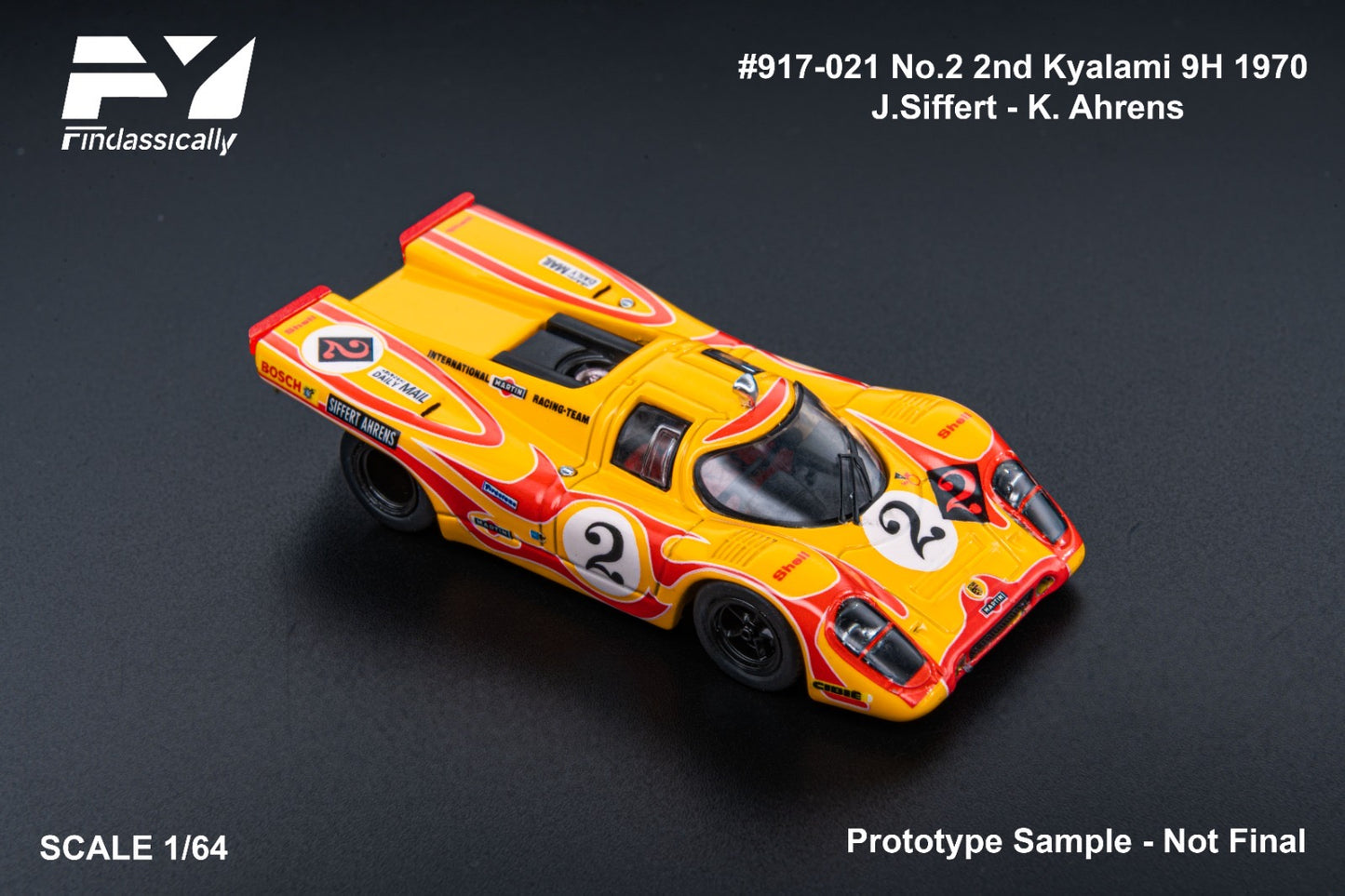 Finclassically 1:64 Porsche 917K **3 Styles**