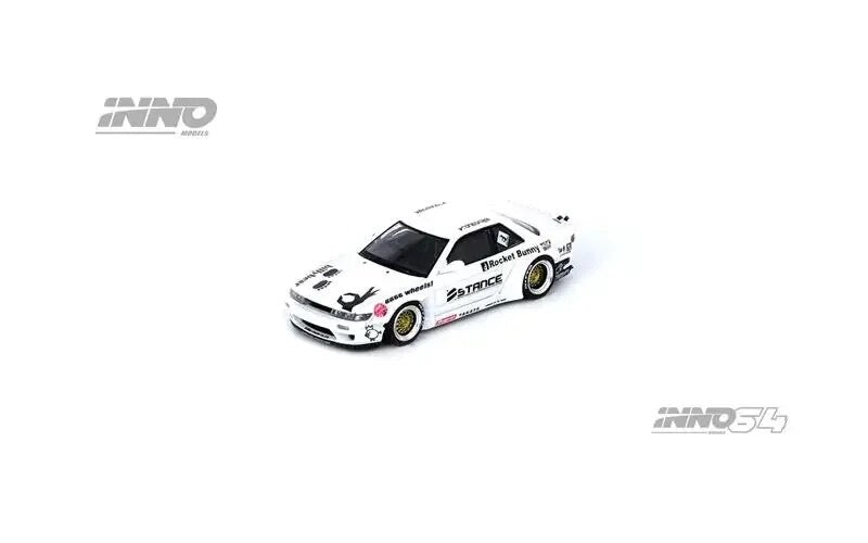 Inno64 1:64 Nissan Silvia S13 V2 Pandem Rocket Bunny - White