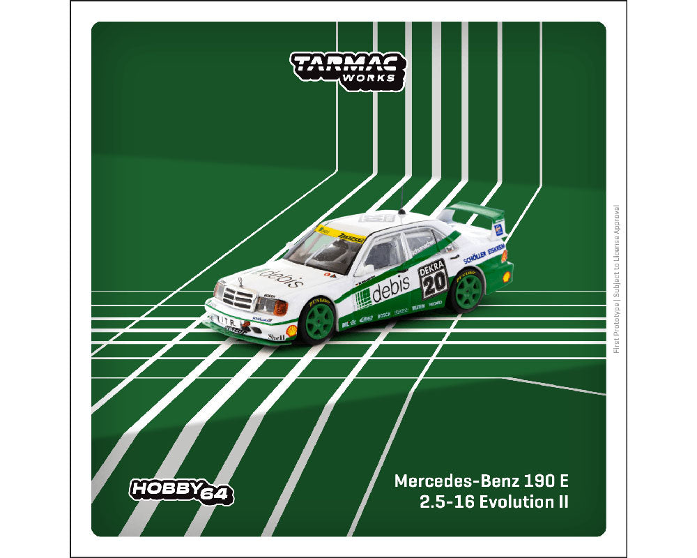 Tarmac Works 1:64 Mercedes-Benz 190 E 2.5-16 Evolution II DTM 1991 Michael Schumacher – Hobby64