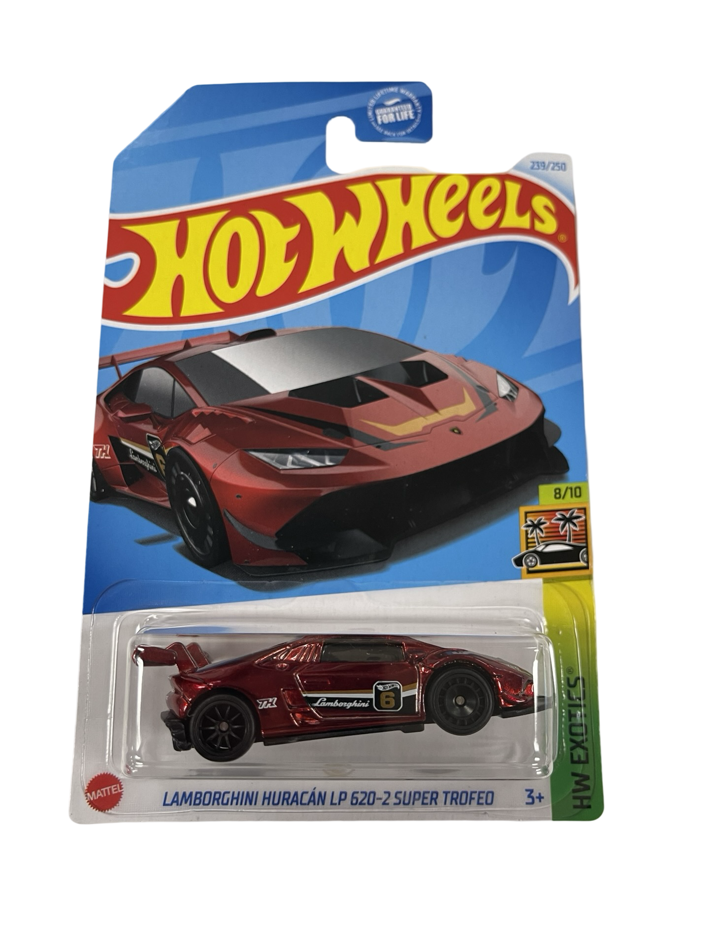 Hot Wheels 1:64 2024 Super Treasure Hunt - Lamborghini Huracan LP620-2 Super Trofeo