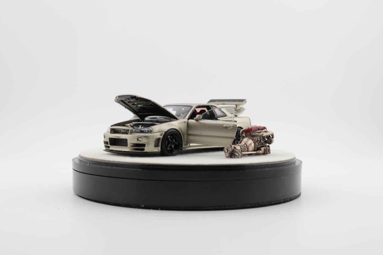 PGM 1:64 Nissan Skyline GT-R R34 - Millenium Jade