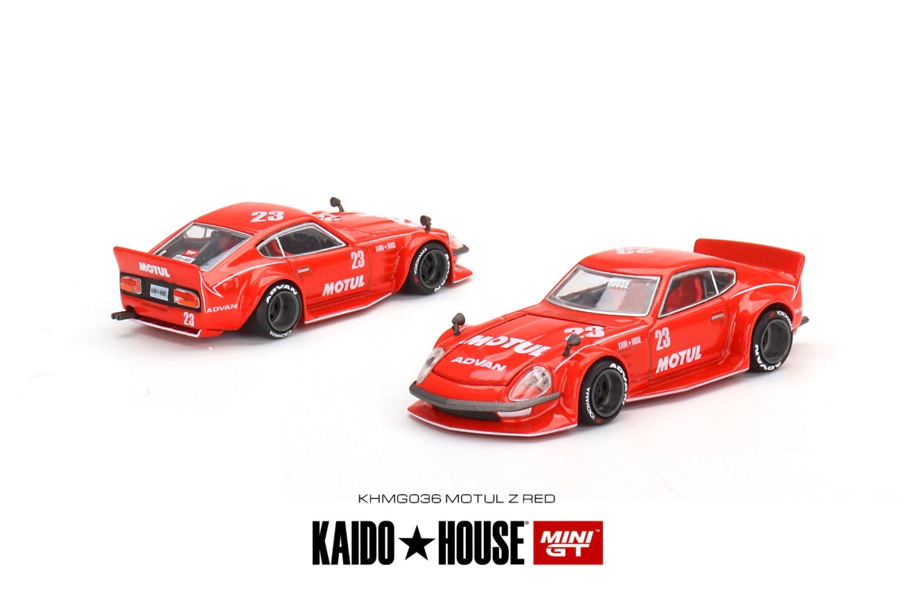 Kaido House 1:64 Datsun KAIDO Fairlady Z MOTUL V2 - Regular & Chase PAIR