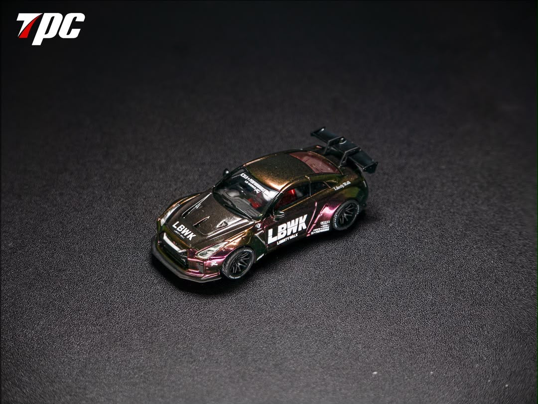 TPC 1:64 LBWK GT-R R35 - Phantom Purple Chameleon