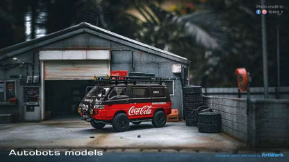 Autobots Models 1:64 Delica Star Wagon 4x4 - Coca Cola