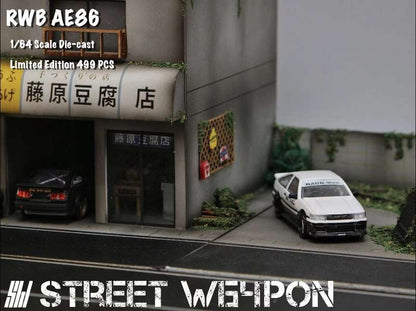 Street Weapon 1:64 RWB Toyota AE86 Trueno - 3 Styles