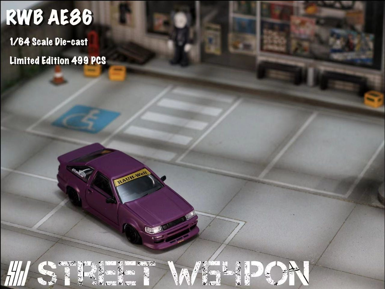 Street Weapon 1:64 RWB AE86 - 3 Styles