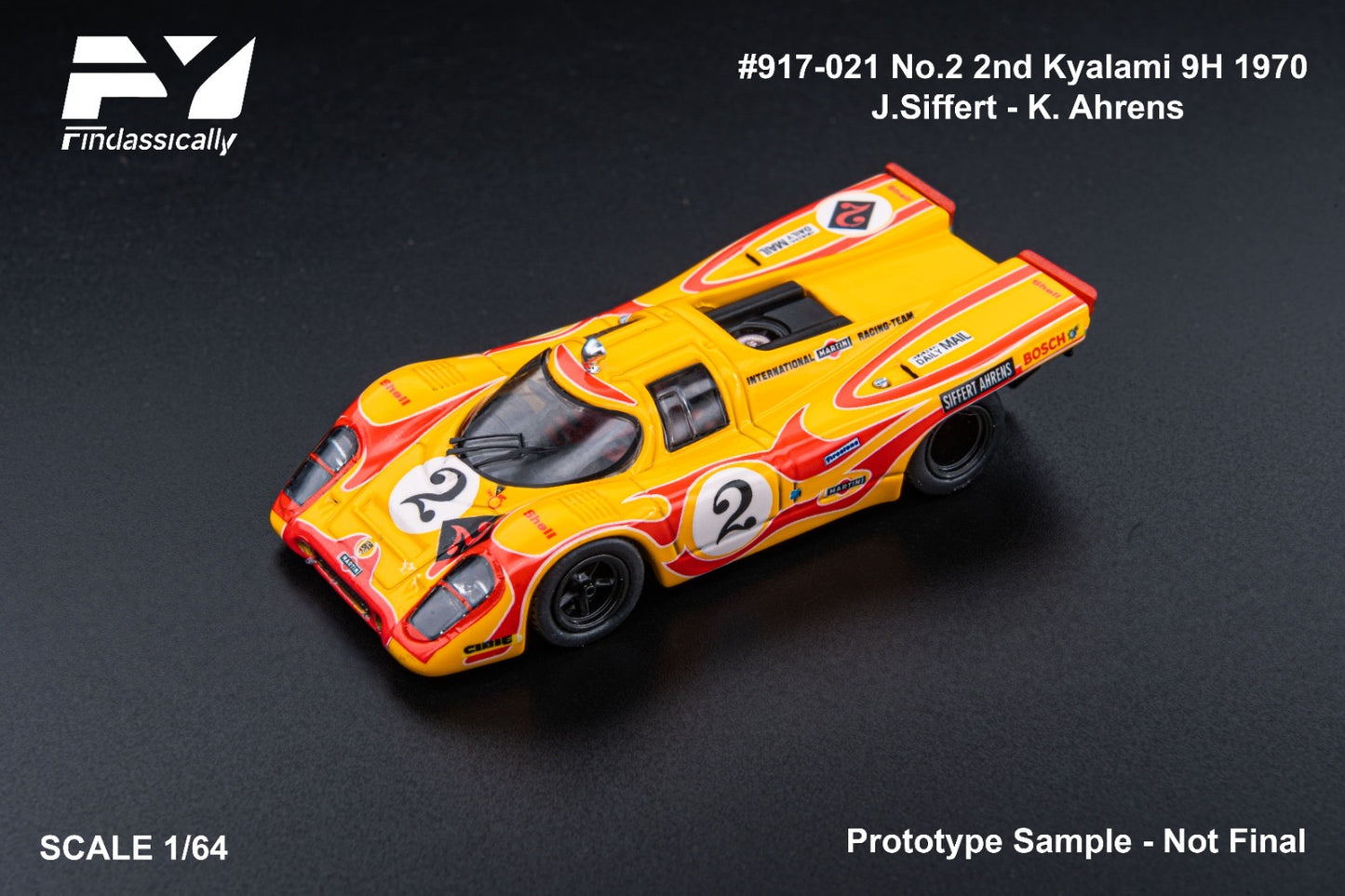 Finclassically 1:64 Porsche 917K **3 Styles**